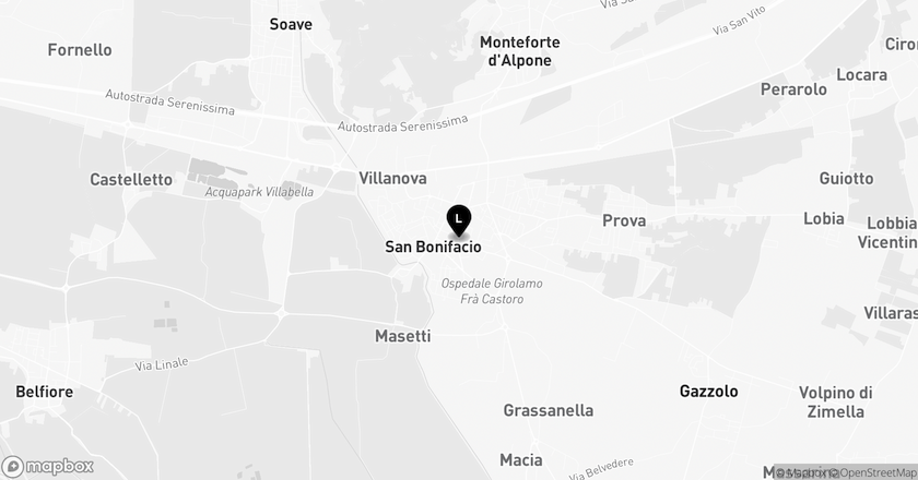 Mappa per Via F. lli Mazzotto, 13, San Bonifacio